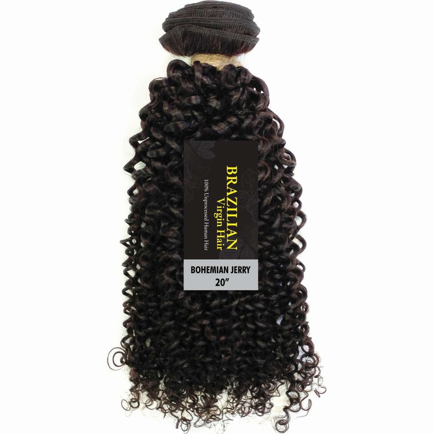 Human Hair Virgin Brazilian Jerryl 20 Inch Natural Color