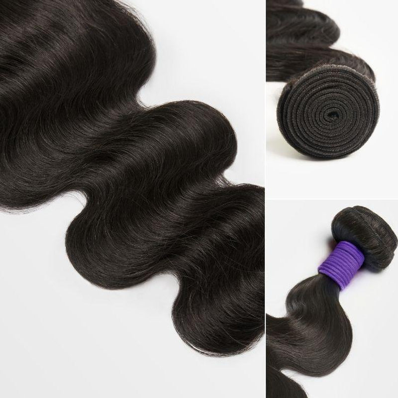 Luvme Upgraded 13A 100% VIRGIN REMI Human Hair Bundle (100+/-5G) DYE. PERM. High-End Salon Hair Super Silky Human Hair Bundles Body Wave Bundles Super Silky Straight Bundles