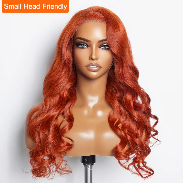 24 Inches 5"x5" Body Wavy Wear & Go Glueless #1B Lace Closure Wig-100% Human Hair