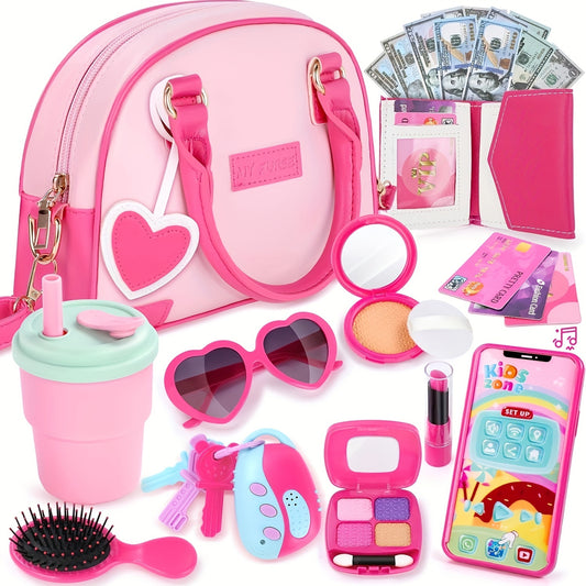 Little Girls Purse and Pretend Makeup Play Set