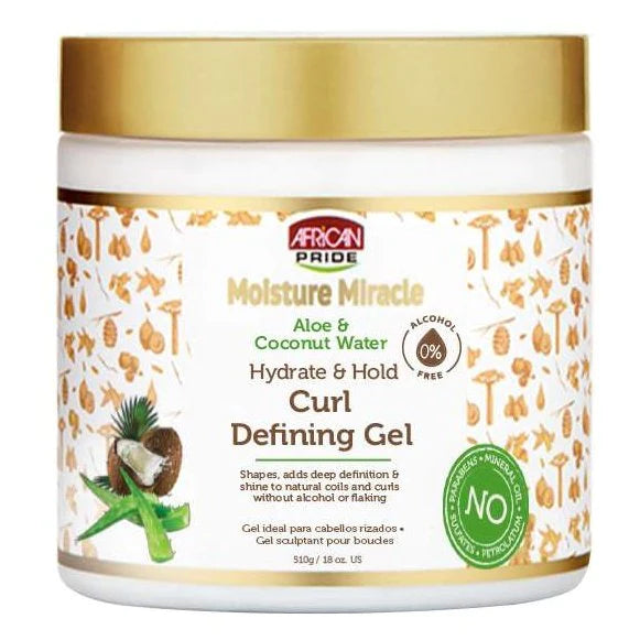 African Pride Moisture Miracle Hydrate Hold Curl Defining Gel