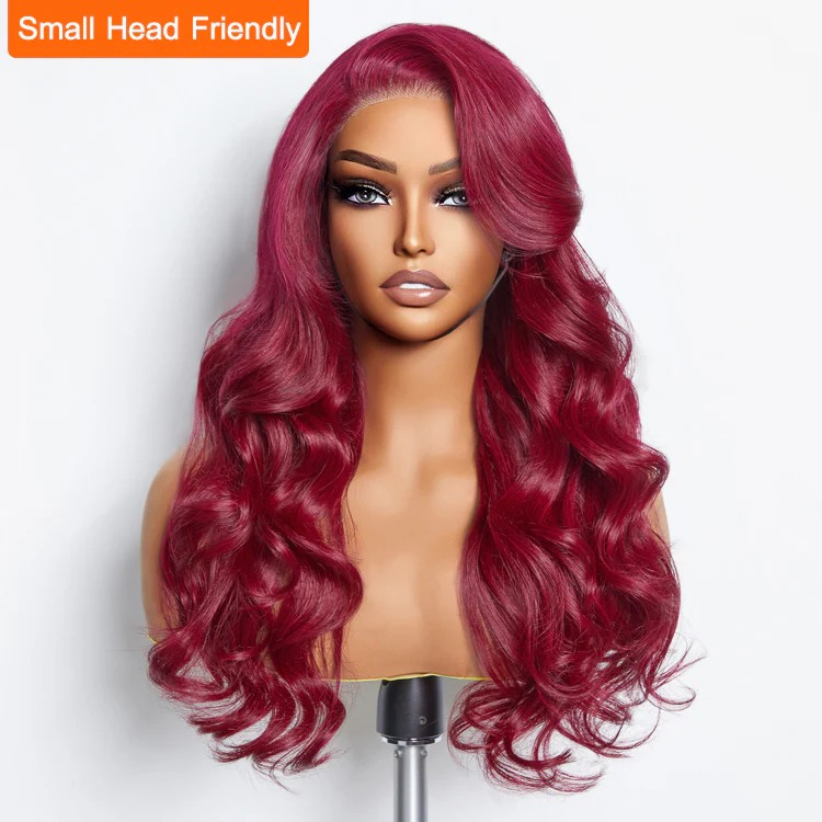 24 Inches 5"x5" Body Wavy Wear & Go Glueless #1B Lace Closure Wig-100% Human Hair