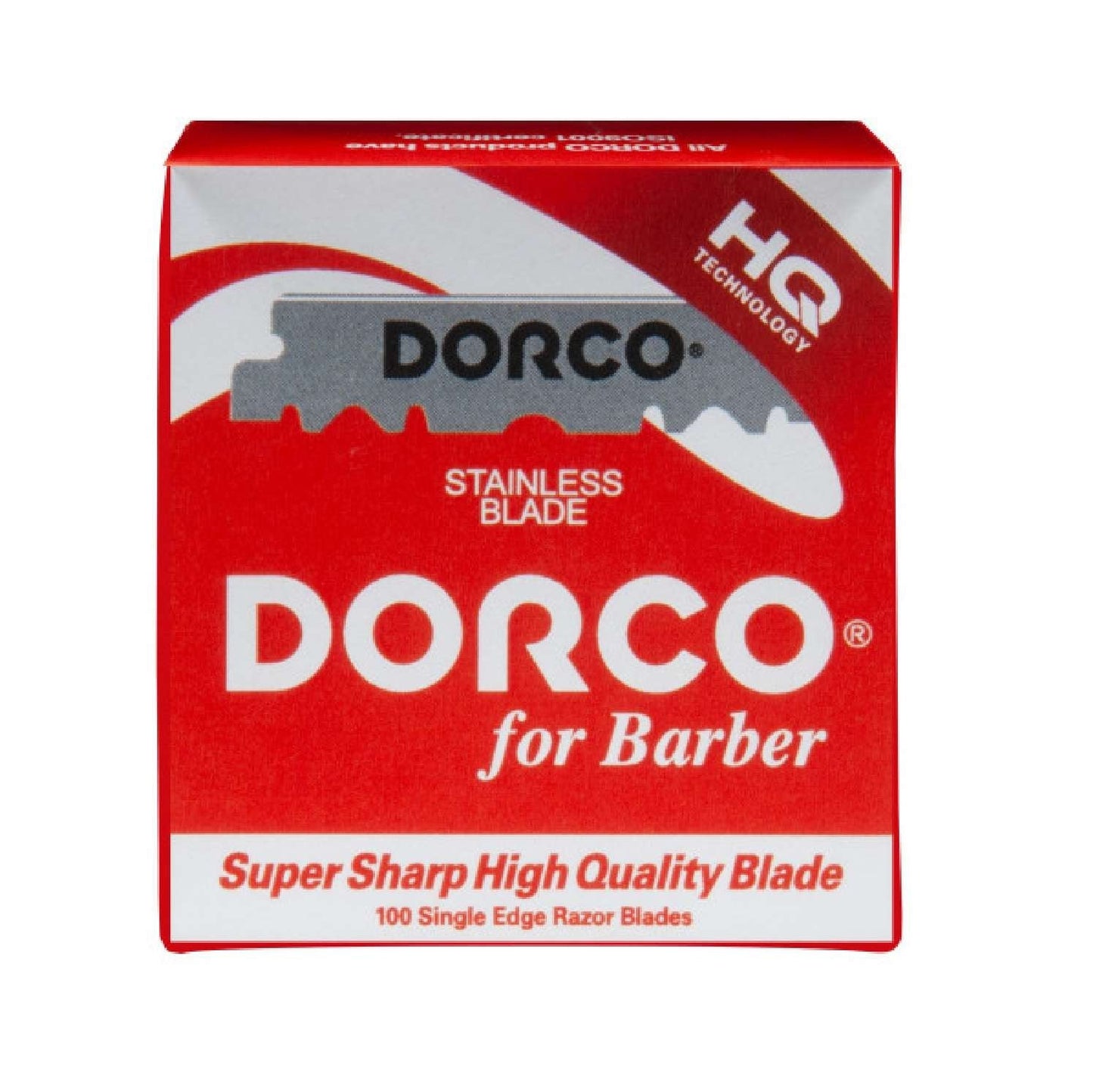 Dorco For Barber Stainless Half Blade 100 Pack