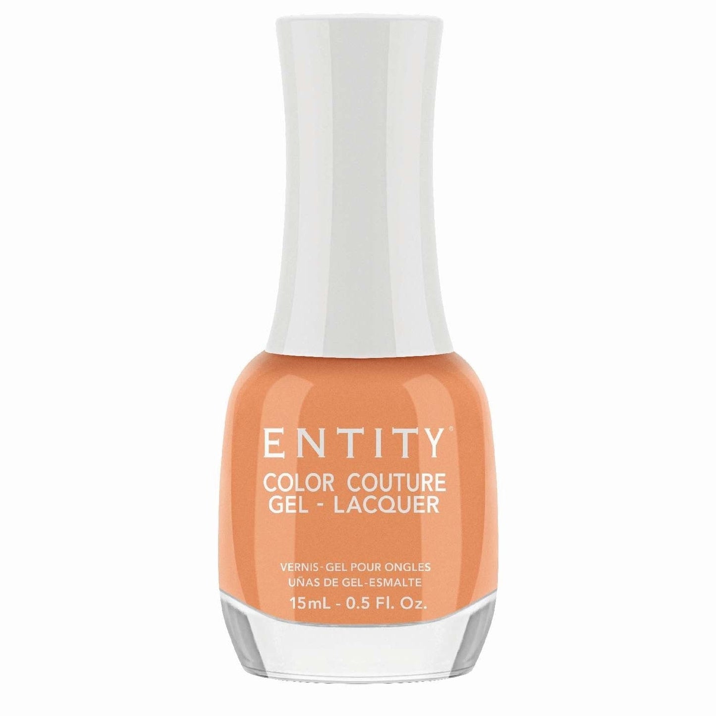 Entity Color Couture Gel Lacquer Beauty Icon 619 Apricot Beach Bag 0.5 Fl Oz