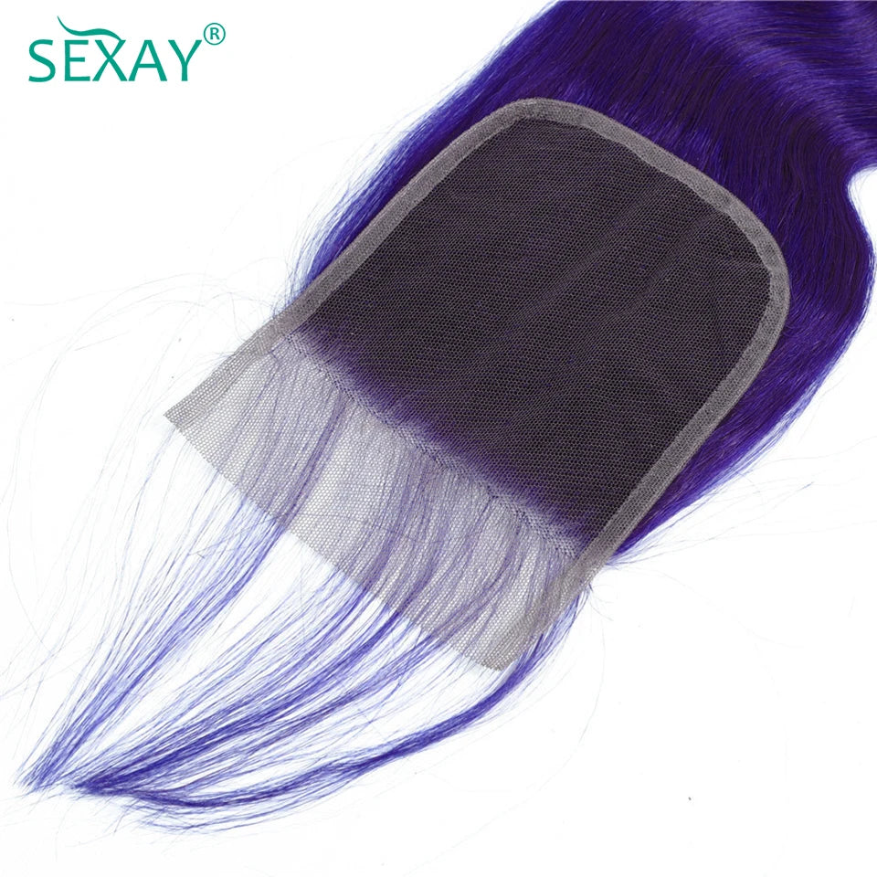 Sexy Purple Body Wave Hair Bundle Set