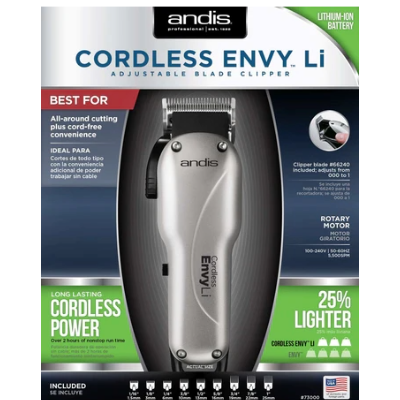 Andis Clipper Envy Li Cordless