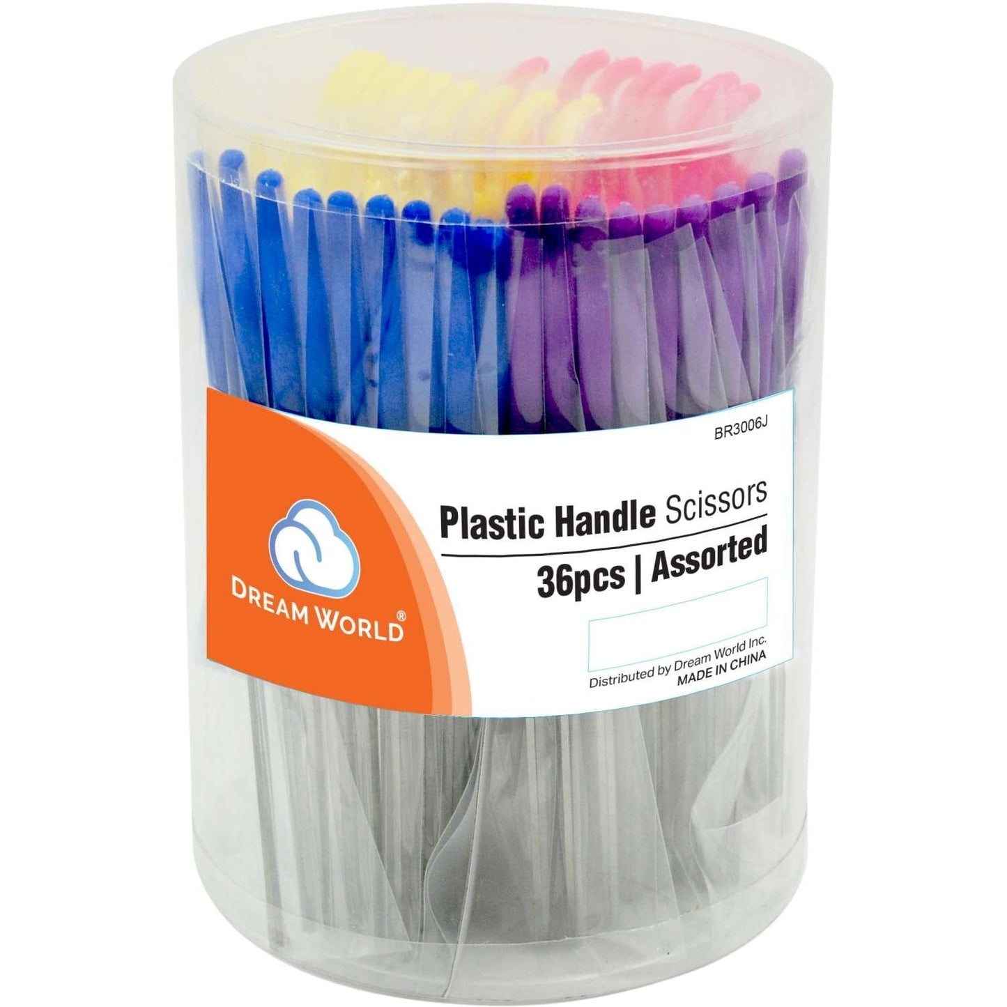 Brittny Scissor With Assorted Handle Jar