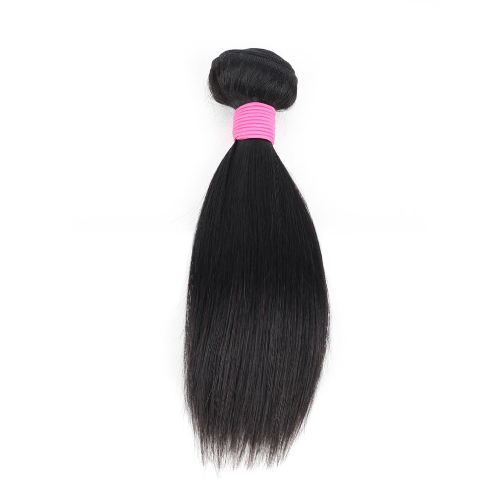 12” Straight- 10A Straight Hair 1 Bundle Brazilian Virgin Human Hair Bundles 100%