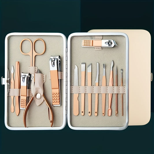 Professional 18-in-1 Stainless Steel Nail Clipper Set