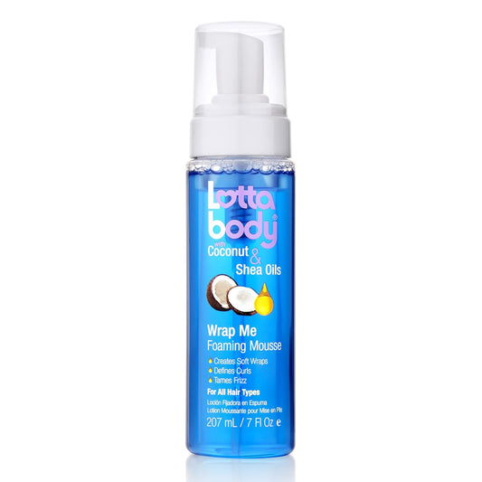 Lottabody Wrap Foaming Mousse with Coconut Shea Oils 7oz
