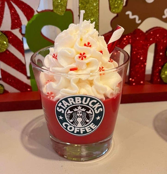 Holiday Cafe theme soy wax candles