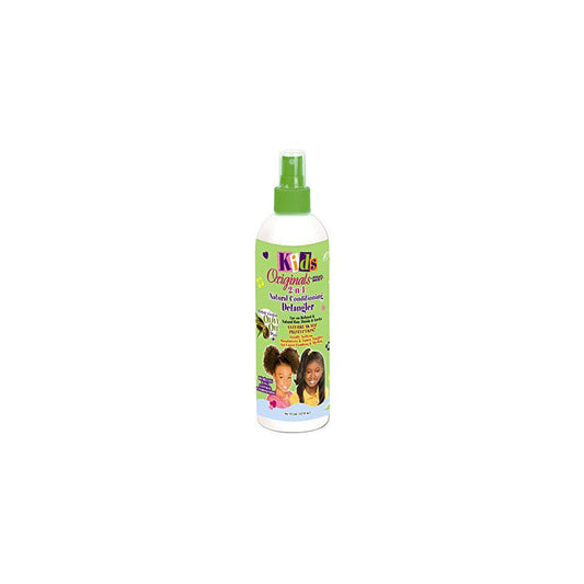 Originals by Africa's Best Kids 2-N-1 Natural Conditioning Detangler, 12oz Bottle, Formulated with Extra Virgin Olive Oil, for Natural, Texturized