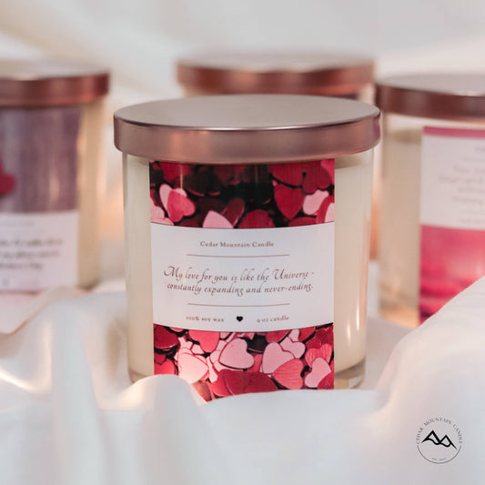Romantic Valentine's Day 9 oz Jar Soy Candle