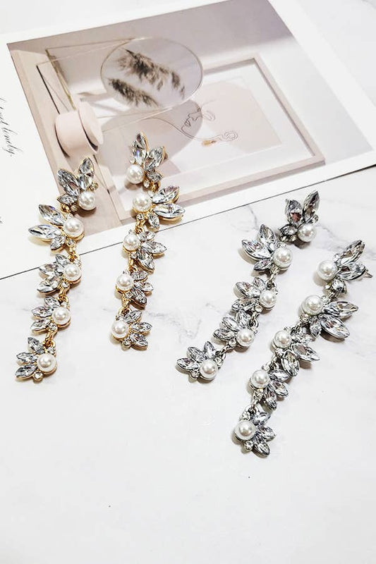 Dangle Stone Drop Earrings