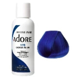 Adore Semi-Permanent Haircolor #176 Ocean Blue 4 Ounce (118ml)*Mango Six&M