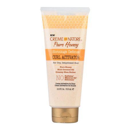 Curl Activator by Creme of Nature, Pure Honey, Coconut Oil and Shea Butter Formula, for Dry Dehydrated Hair