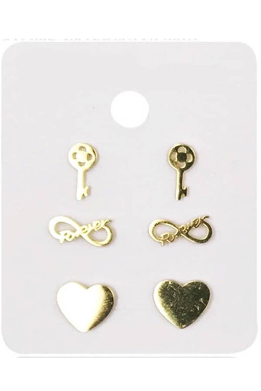 Love Theme Earrings Set