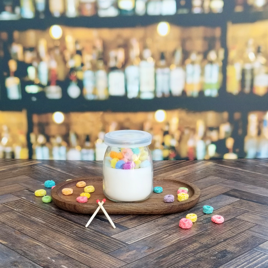 Cereal Yogurt Pudding Candle