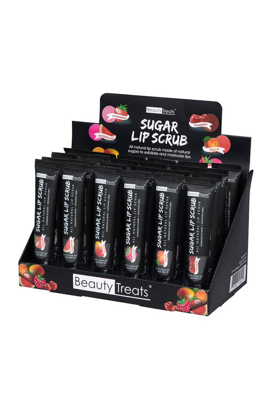 Beauty Treats 125 Sugar Lip Scrub - 24pc