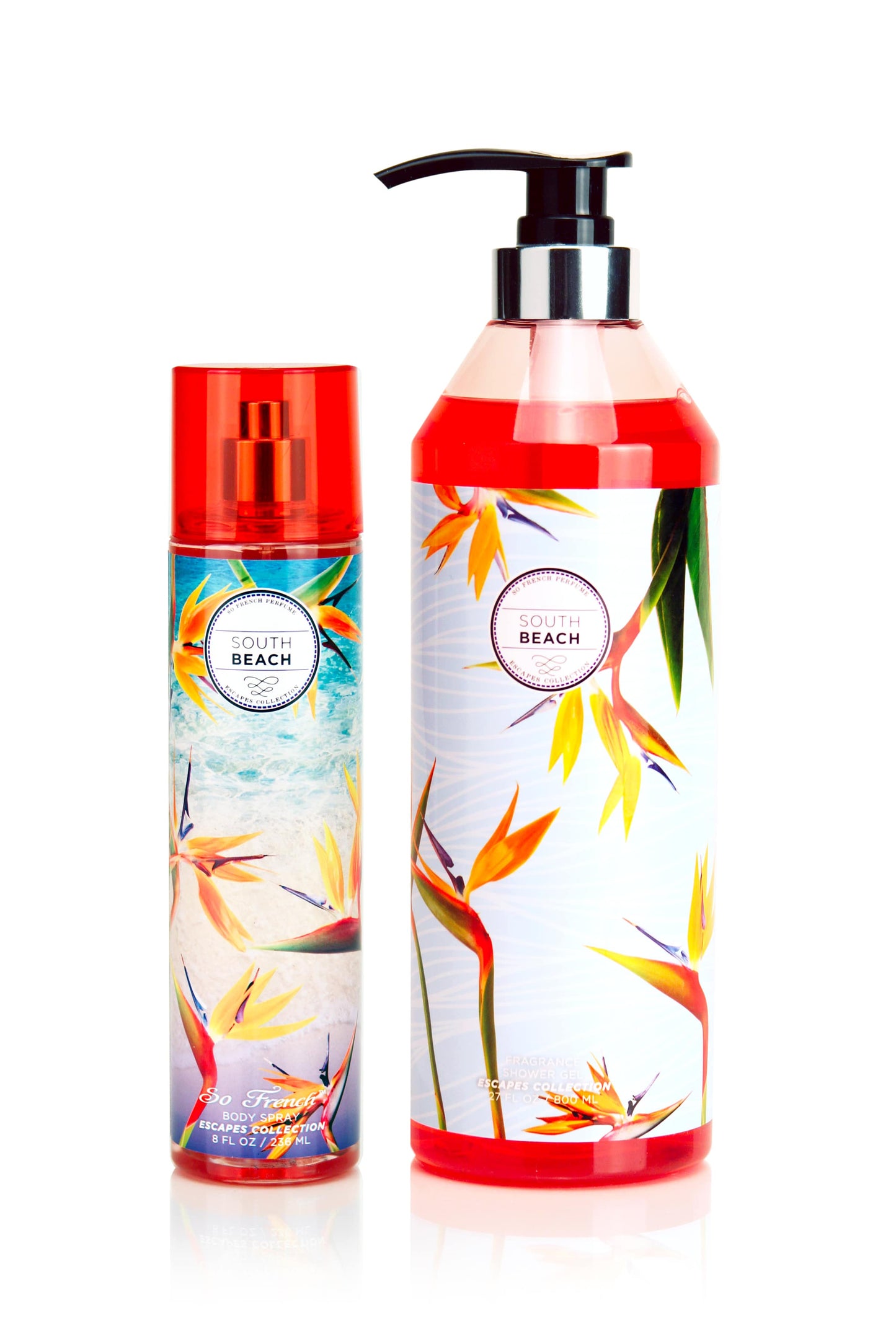 South Beach 2-Piece Body Mist and Shower Gel Set