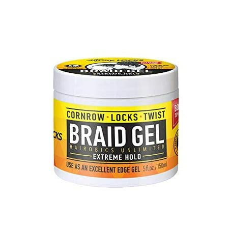 Allday Locks Braid Gel | Extreme Hold, Smooths & Tames Frizz | No Flaking or Drying | High Shine, Long Lasting for Braids, Locks, Twists