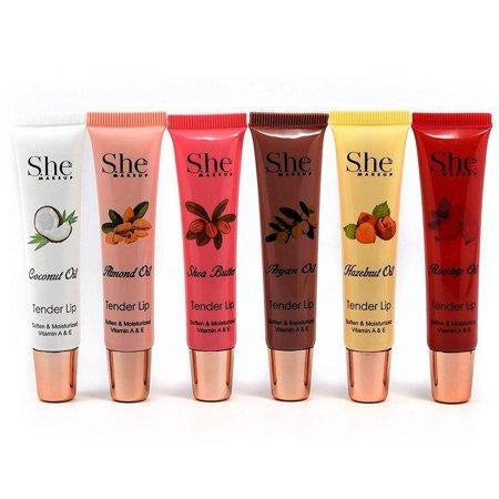 S.HE Makeup Tender Lip Oil Therapy Natural Assorted Fruits with Vitamin A & E