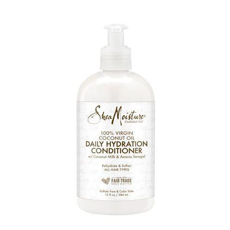 Sheamoisture Daily Hydrating Conditioner for All Hair Types 100% Virgin Coconut Oil Sulfate-Free 13 oz (Packaging may vary)
