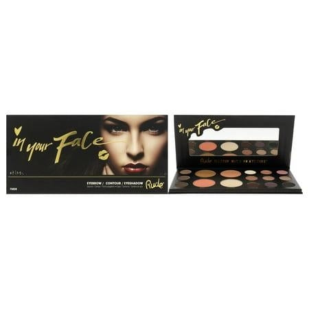 Rude Cosmetics In Your Face 3-in-1 Palette