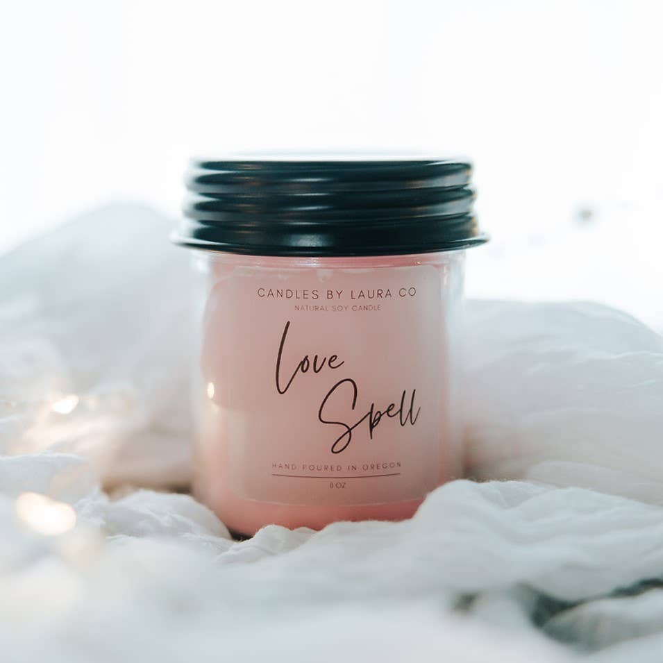 Love Spell Soy Jar Candle: 8 oz