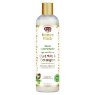 African Pride Moisture Miracle Hydrate & Renew Curl Milk & Hair Detangler Hydrates & Controls Frizz oz