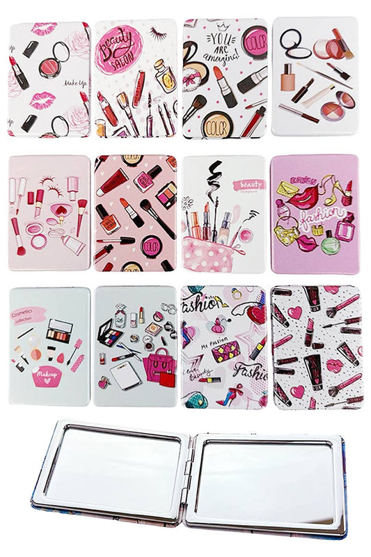Beauty Salon Theme Compact Makeup Cosmetic Mirror 1 only