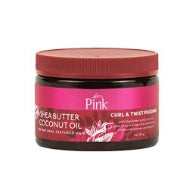 Lusters Pink Shea Butter Coconut Oil Twist Hair Pudding oz