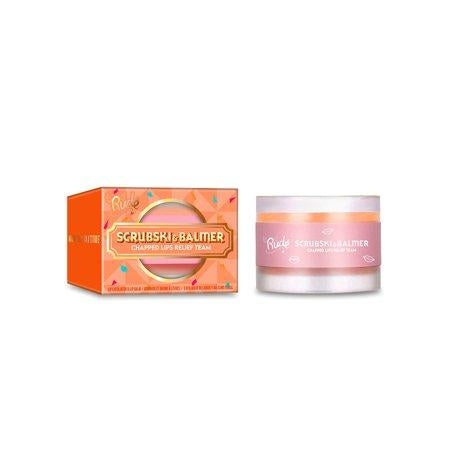 Rude - Scrubski & Balmer Lip Exfoliator and Lip Balm orange