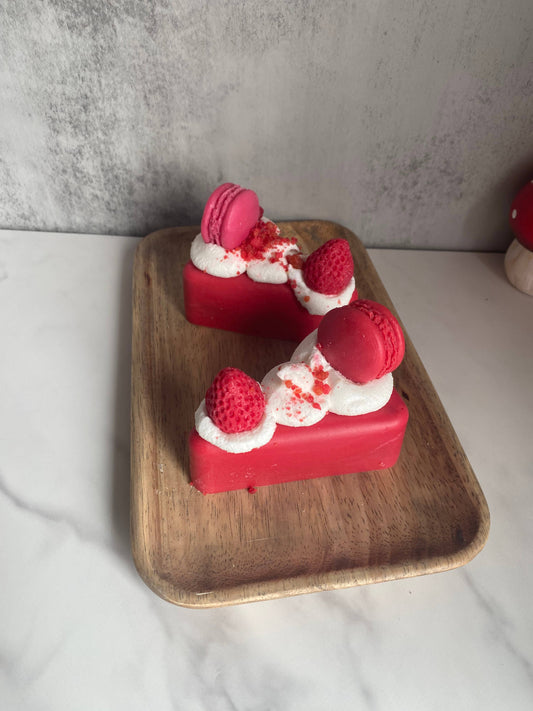 Strawberry Cheesecake Cake Slice Wax Melts