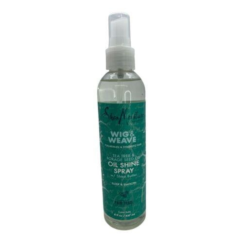 Sheamoisture Oil Shine Hair Spray For Wig and Weave, Tea Tree and Borage Seed Oil, Paraben-Free Hair Shine Spray