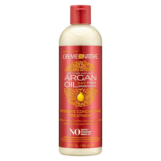 Argan Oil for Hair, Intensive Conditioning Treatment by Creme of Nature, Argan Oil of Morocco, Moisturizing Hair Care