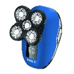 BarBASol - Rechargeable LCD 5 Head Wet/Dry Electric Shaver with Stainless Steel Blades
