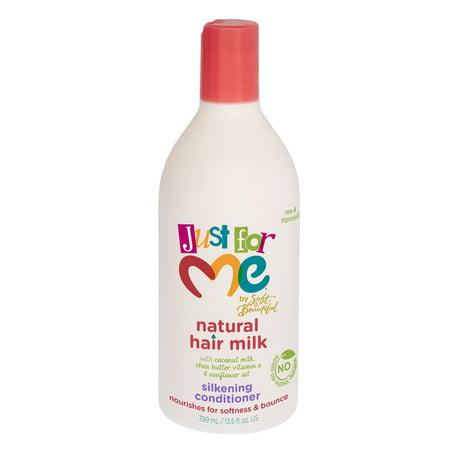 Just For Me Natural Hair Milk Detangling & Silkening Kids Daily Conditioner with Coconut Butter Sunflower Oil oz