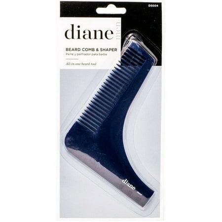 Beard Comb and Shaper | Black | D5004 | Diane