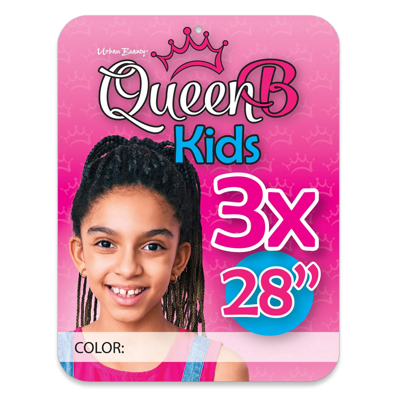 Urban Beauty Queen B Braids Synthetic Pre-Stretched 28 Inch Color 4